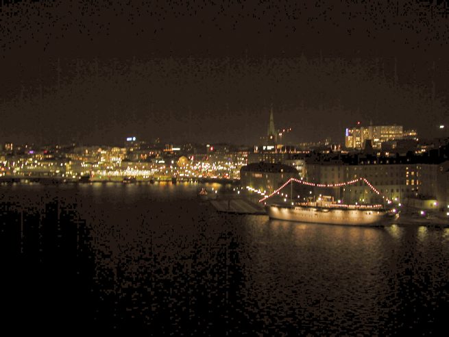 Stockholm by night
