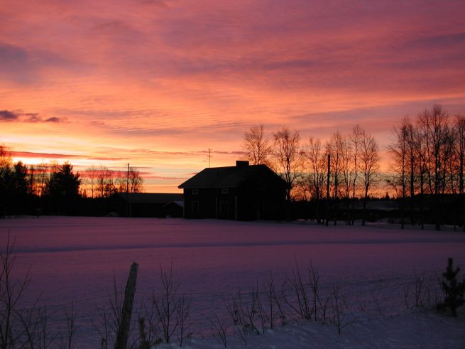 D�mmerung �ber Lappland