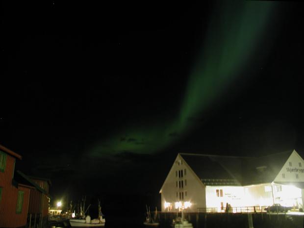 Polarlicht �ber Stamsund