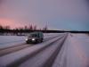 Die E 75 vor Ivalo