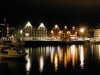 Blick �ber den Hafen von Troms�