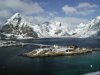 Blicke �ber Sakris�ya und dem Reinefjorden