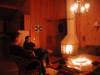Am Kamin - zu fr�her Stunde